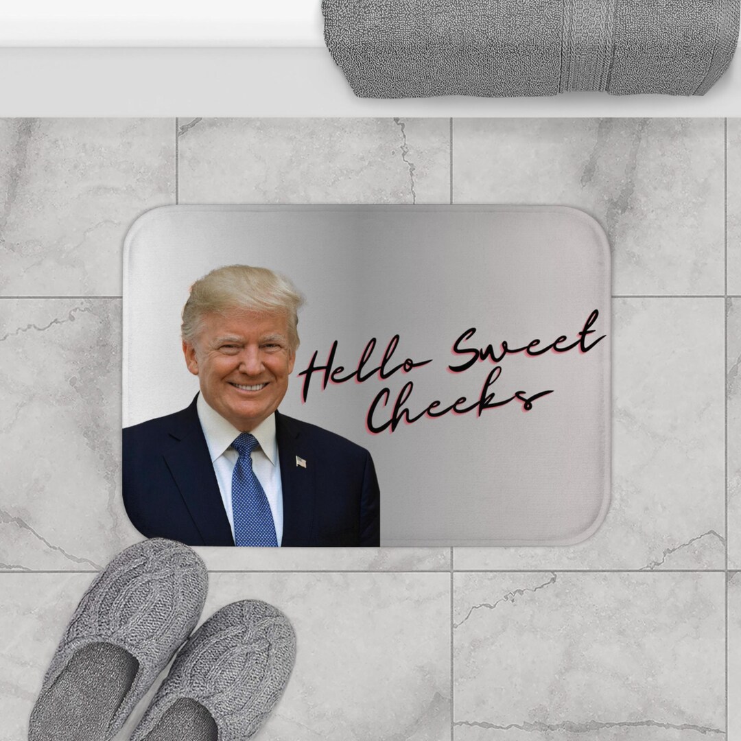 Trump Rug Donalg Trump Buth Mat Nice Butt Bath Mat Trump Politic Bath Mat Fun ...