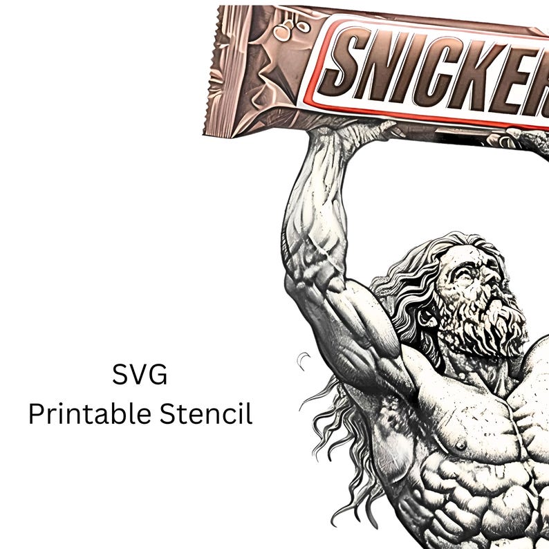 Atlas & Snickers Tattoo Design | Greek God | Canvas Art | Clip Art ...