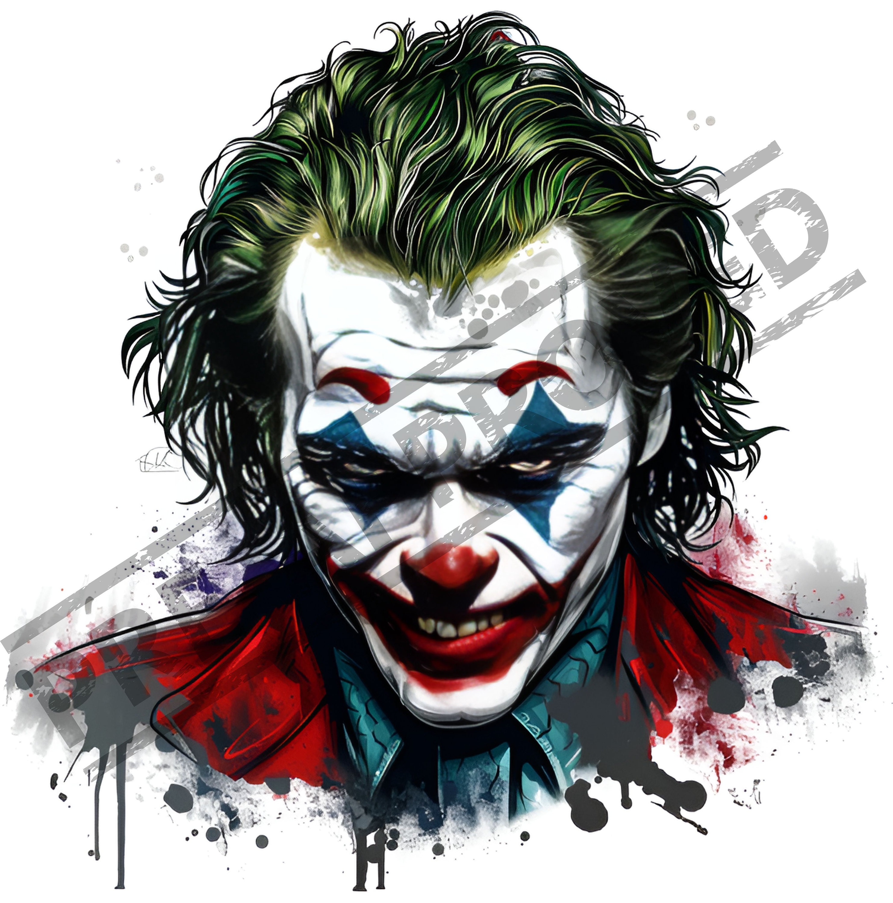 The joker canvas - Etsy México, image size:2966x3000