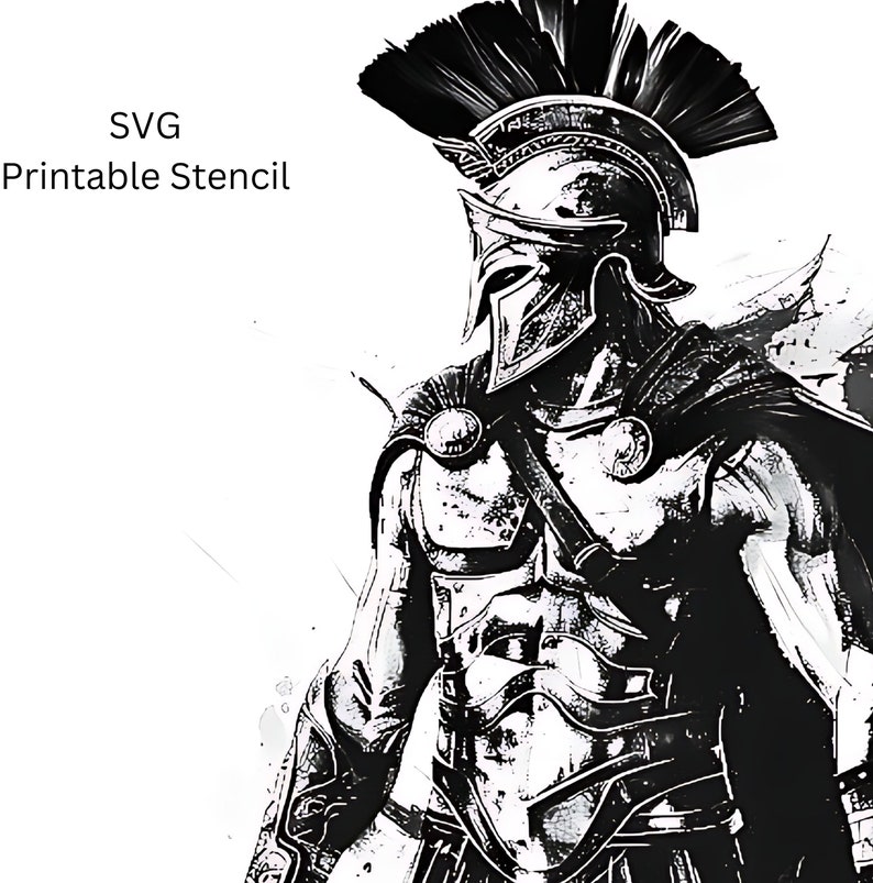 Spartan Warrior Tattoo Design | High Resolution 4K | Watercolor Art ...