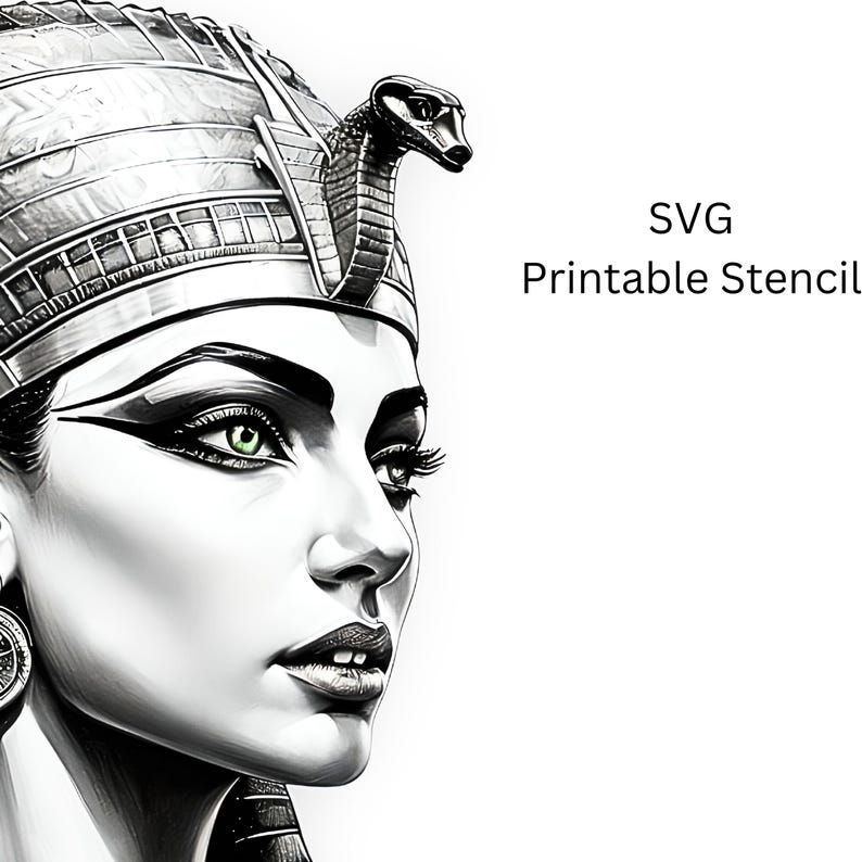 Egyptian Woman Tattoo Design | High Resolution PNG | Canvas Art ...