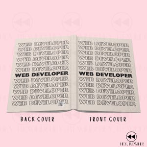 Web Developer Journal: Programmer Notebook, Coding Log Book, Software Engineer Gift, Computer Science Student image 3
