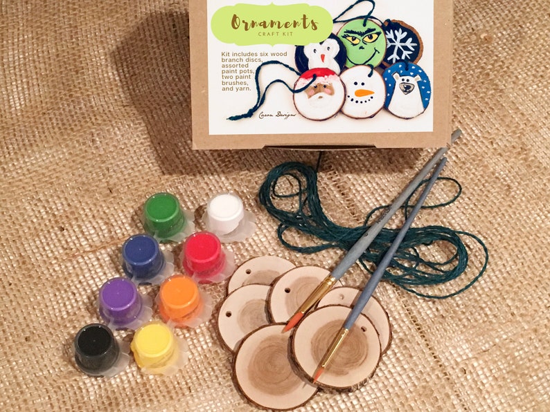 Ornament Craft Kit Includes Everything You Need To Create Hand Painted Ornaments A Great Kids Craft Kit Or Adult Craft Kit image 9