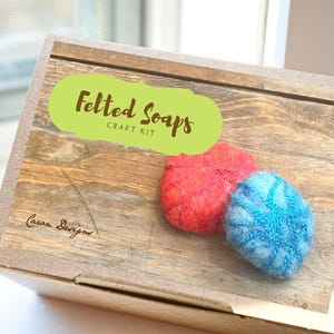 DIY Felted Soap Craft Kit – Fun Wet Felting Kit for Kids and Adults
