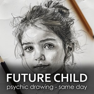 Toekomstige kinderen op dezelfde dag paranormale tekening: nauwkeurig paranormaal medium Lorenzo, helderziende waarzeggerij Kind baby gezin Schets en tarotlegging