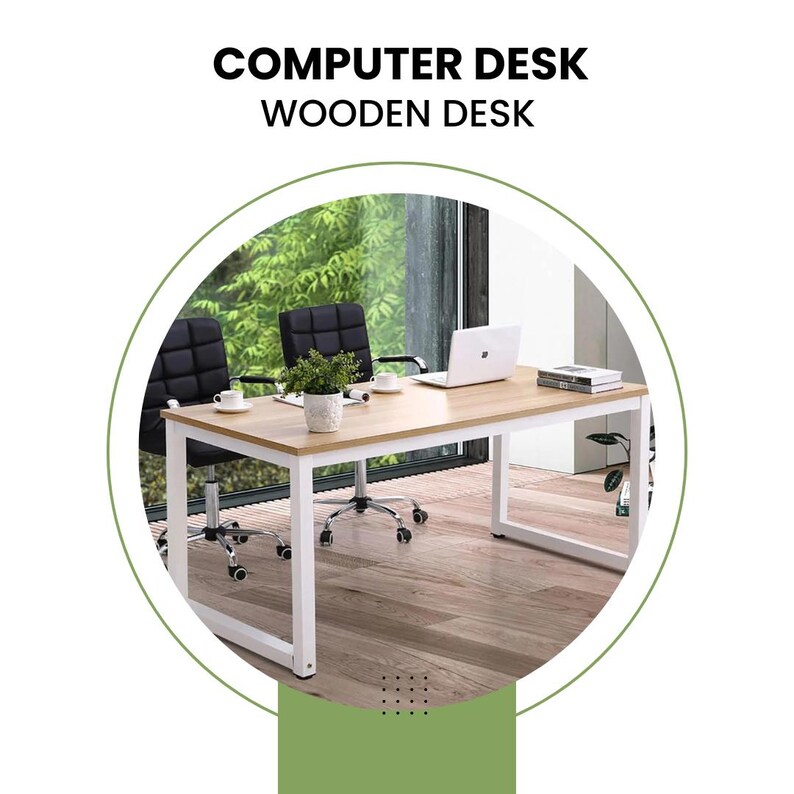 Computer Desk for Office Decor Reclaimed Wood Desk With Metal Table