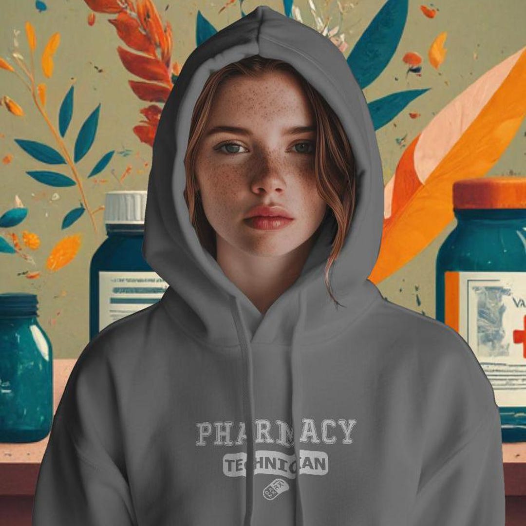 Pharmacy Tech Premium Unisex Pullover Hoodie for Pharmacy Techs Apparel ...