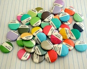 Pantone Magnet Set / Pantone Buttons / Recycled Pantone - Graphic Designer Gift, Office Gift