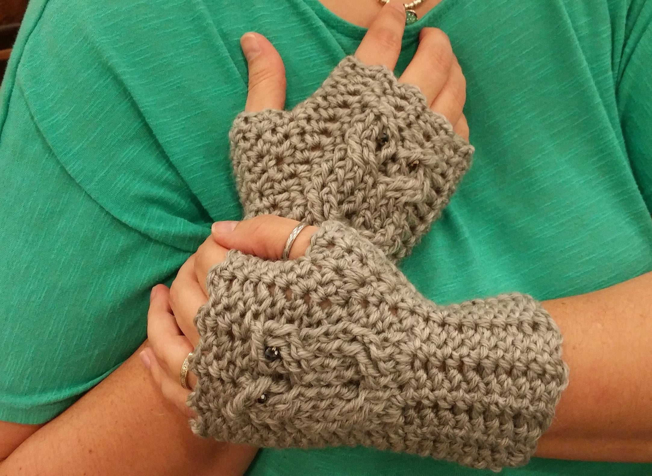 Crochet Country Owls Wrist Warmers