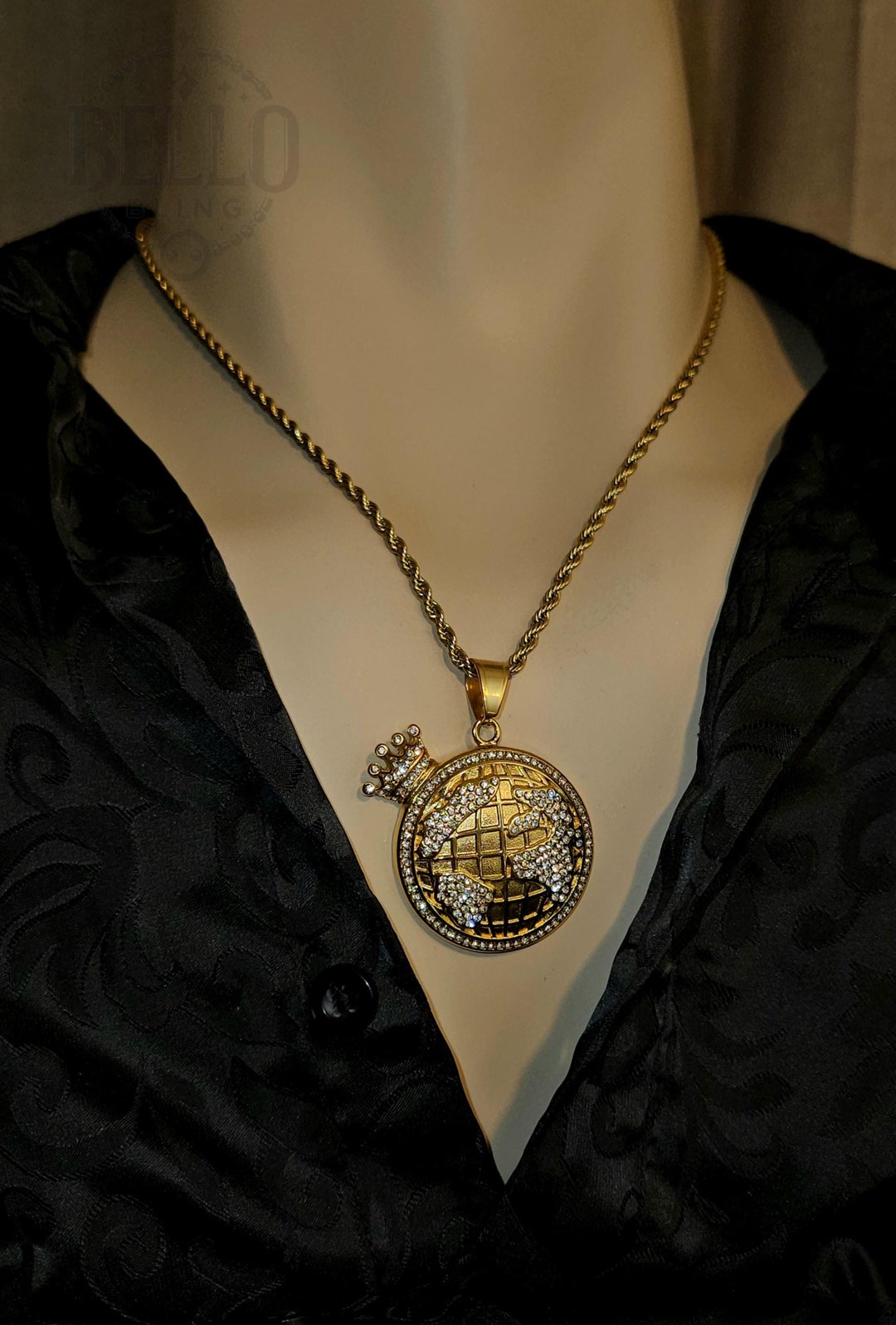 ミュージシャン CROWN NECKLACE GOLD J12N-CROWNNECK-GOLD-2.jpg?v=