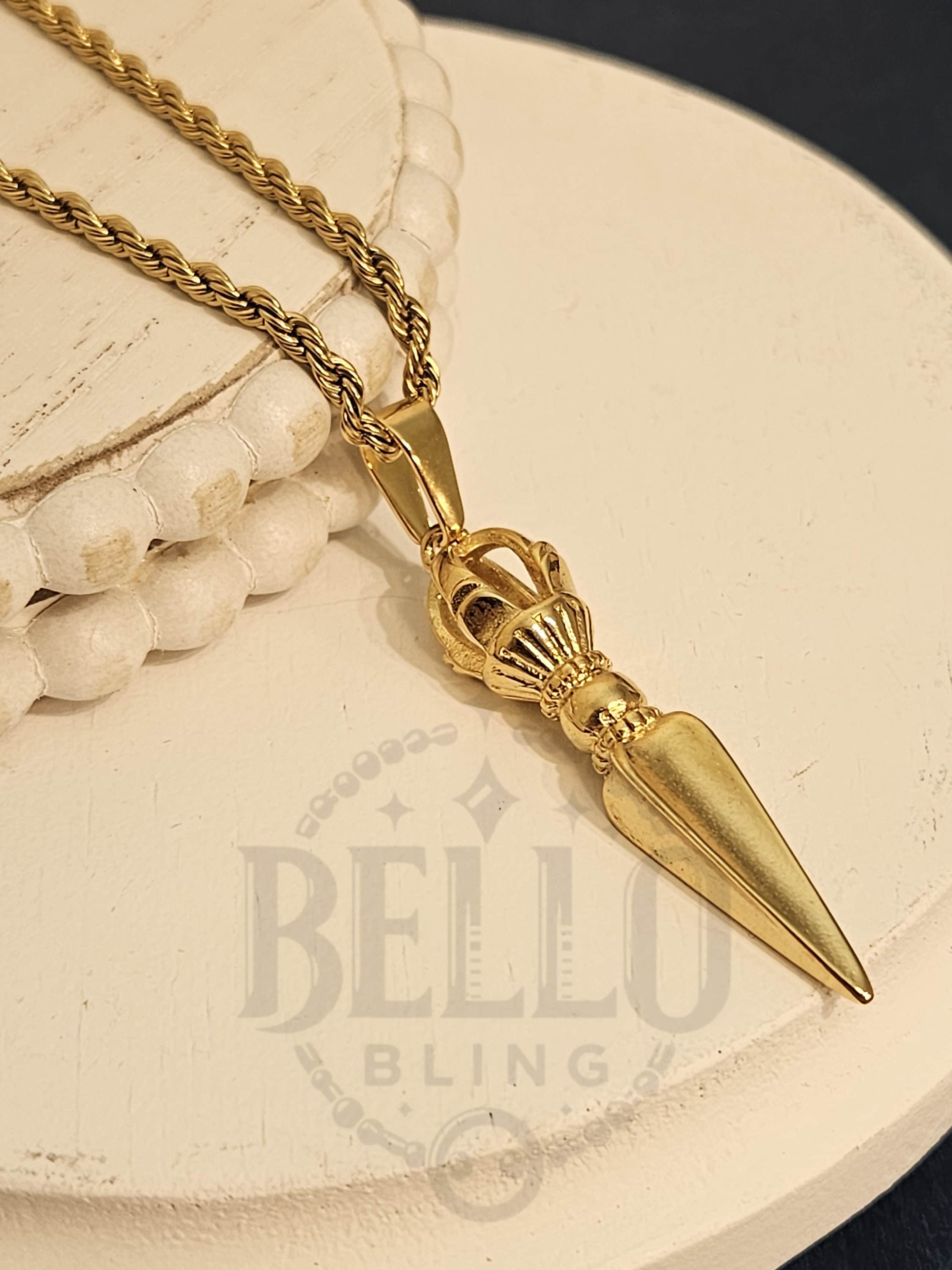 Collana Ciondolo Fiore Buddista Nepal Artigianato Fatto a Mano A5 Collana Ciondolo Fiore Buddista Nepal Artigianato Fatto a Mano A5