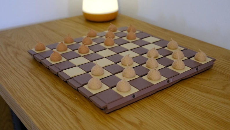 3D Printed Mushroom Chess Set | Unique Travel Game image 5