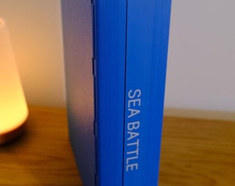 3D Printed Battle Ship Book Game | Travel Battleship Board Game | Play Book'd