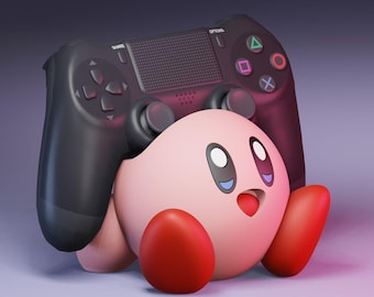 Kirby Controller Holder | Gaming Desk Decor, PS5 PS4 Xbox