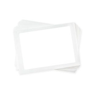 Eierschaalstickers Effen Witte Eierschaal x50