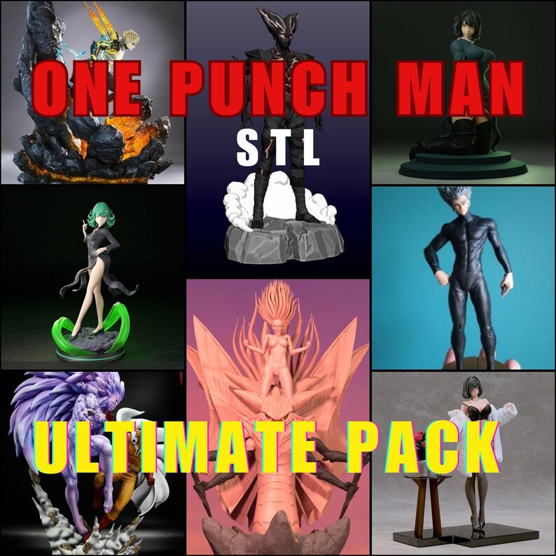 12 ONE PUNCH Man PACK Stl 3d Print - Etsy