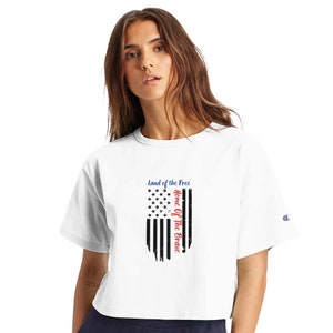 Women&#39;s Cropped Heritage Crewneck T-Shirt | Champion T453W