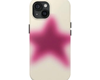 Aura Star Print Handyhülle: Fuchsia Pink Ambience