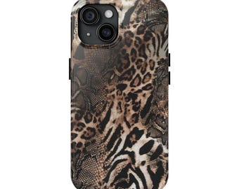 iPhone-Hülle mit Tiermotiven: Gepard, Schlange, Tiger, Zebra