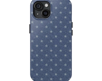 Denim Stars iPhone- und Galaxy-Handyhülle