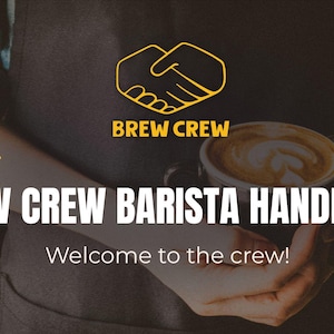 Coffee Shop Barista Training Handbook (gedetailleerde gids voor koffiespecialiteiten, document van 9 pagina's)