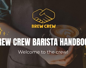 Coffee Shop Barista Training Handbuch (Detaillierter Specialty Coffee Guide 9 Seite doc)
