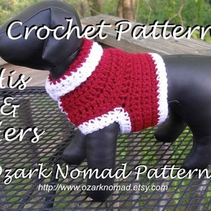 Digital Download Crochet Pattern for Little Dogs Chihuahua MinPin Yorkie Beagle ChiWeenie image 1