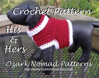 Digital Download Crochet Pattern for Little Dogs - Chihuahua - MinPin - Yorkie - Beagle - ChiWeenie