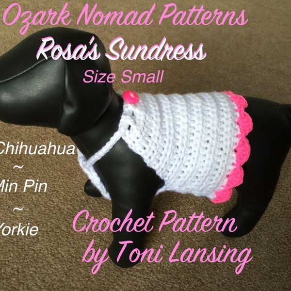 Digital Download Crochet Patterns for Dogs - Chihuahua Yorkie MinPin Puppy
