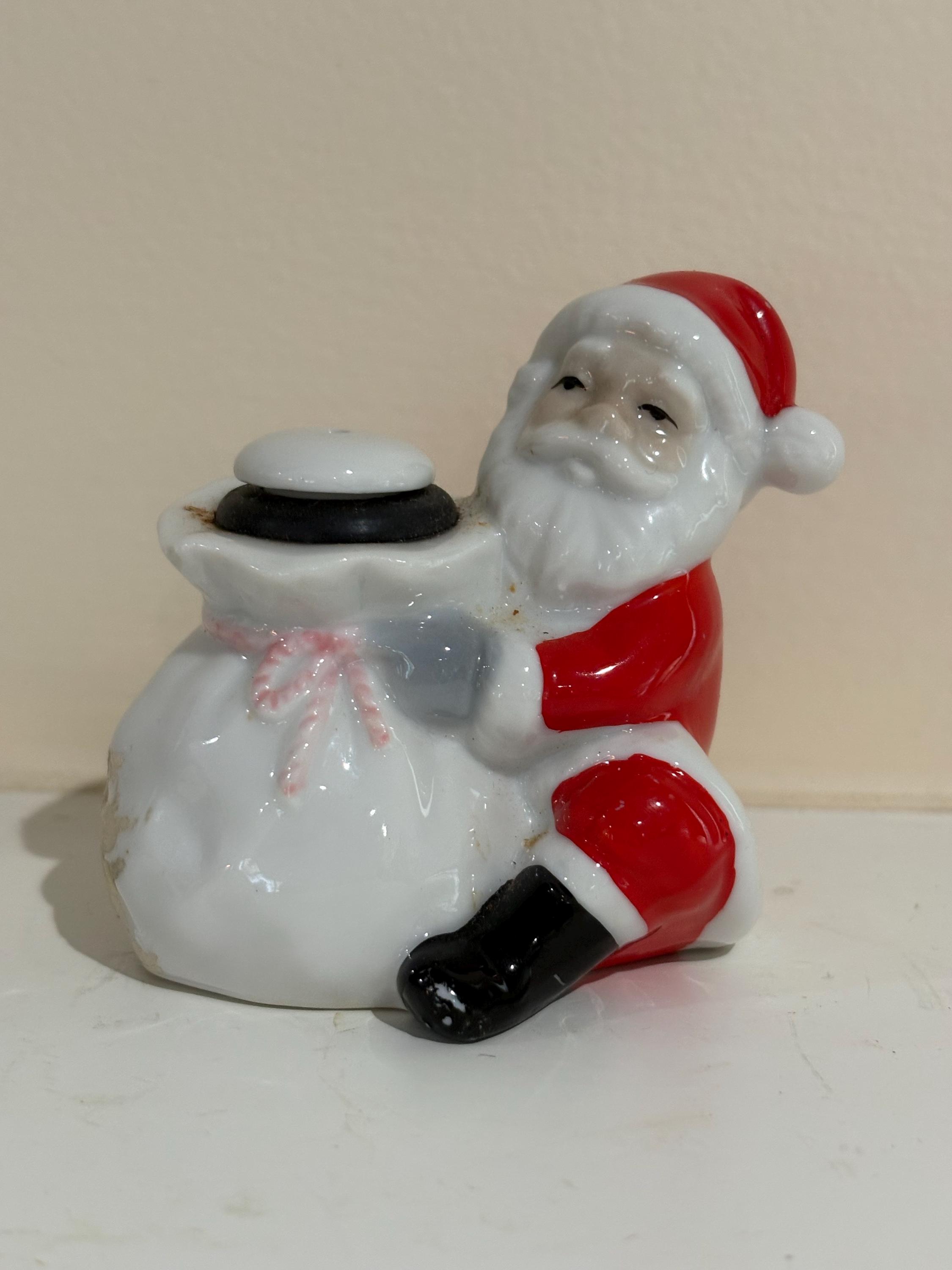 ヴィンテージ セラミック サンタクロース インセンスホルダー - Etsy 日本