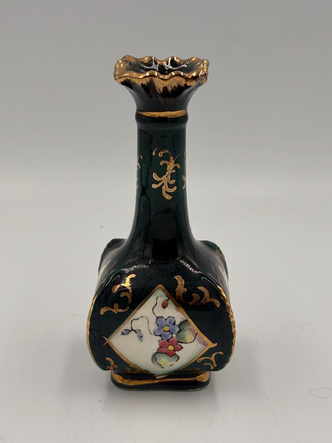 Hand Painted Antique Bud Vase - Etsy