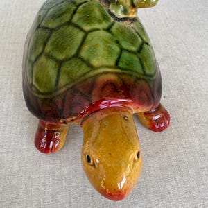 Ceramic Turtle Figurine