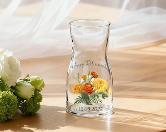 Vaso de flores personalizado para aposentadoria, presente de aposentadoria para a mãe