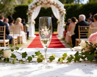 Taças de champanhe personalizadas, presente para madrinhas, taça de brinde de casamento com nome personalizado, decoração para despedida de solteira