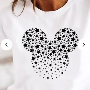 Camisetas gráficas informales de Mickey Mouse para mujer, camiseta de dibujos animados Y2K Sweet 90s, ropa bonita, camiseta estampada para mujer, ropa de moda