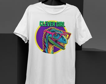 Lisa Frank Inspired T-shirt Clever Girl Graphic Tee 90s