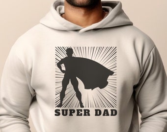 Super Papa Sweatshirt, Vatertag Sweatshirt, Geschenk für Papa Hoodie, Cooles Papa Shirt, Superheld Vater, Superheld Papa Hoodie, Spaß Papa Geschenk