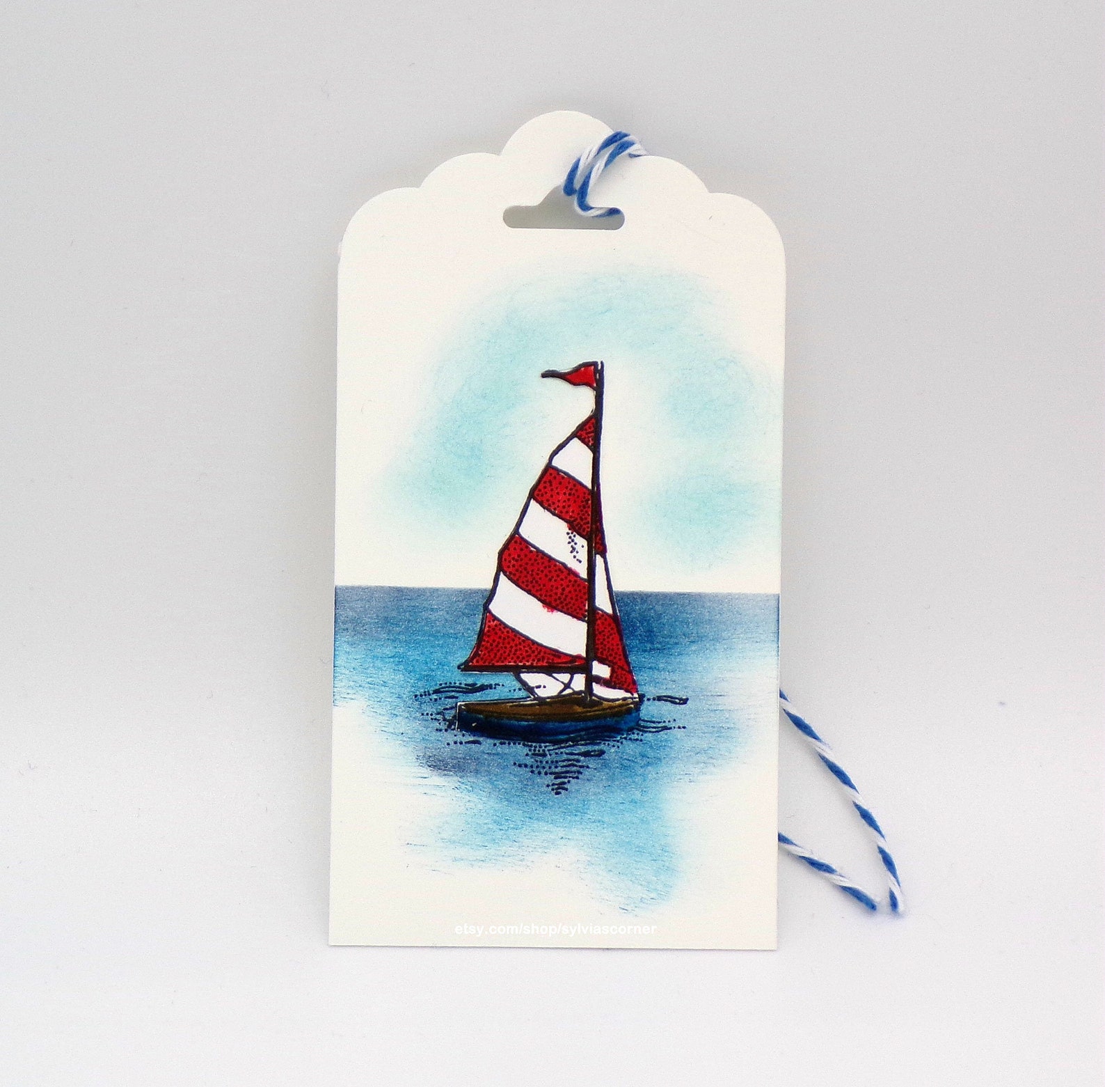 Sailboat Gift Tags...Set of 10 Birthday Wedding Etsy