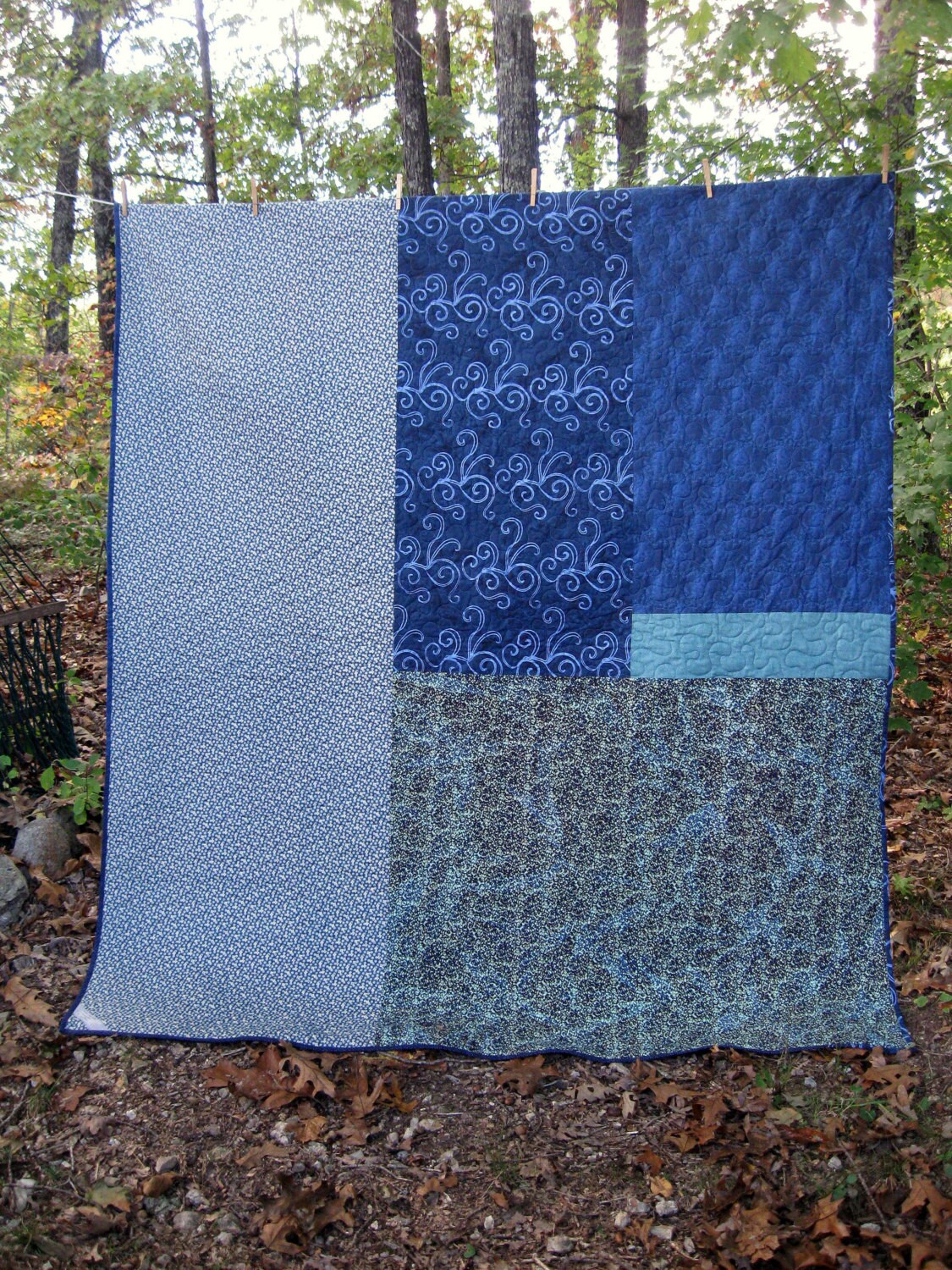 Camping Quilt, Campfire Quilt, Memory Quilt, Tshirt Quilt, Nap Quilt