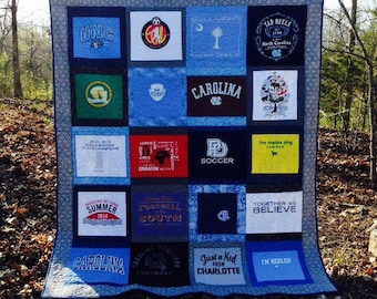 college dorm quilt, memory quilt, t-shirt quilt, nap quilt, lap quilt, dorm quilt, twin quilt, twinXL quilt ... FREE SHIPPING .Made to order
