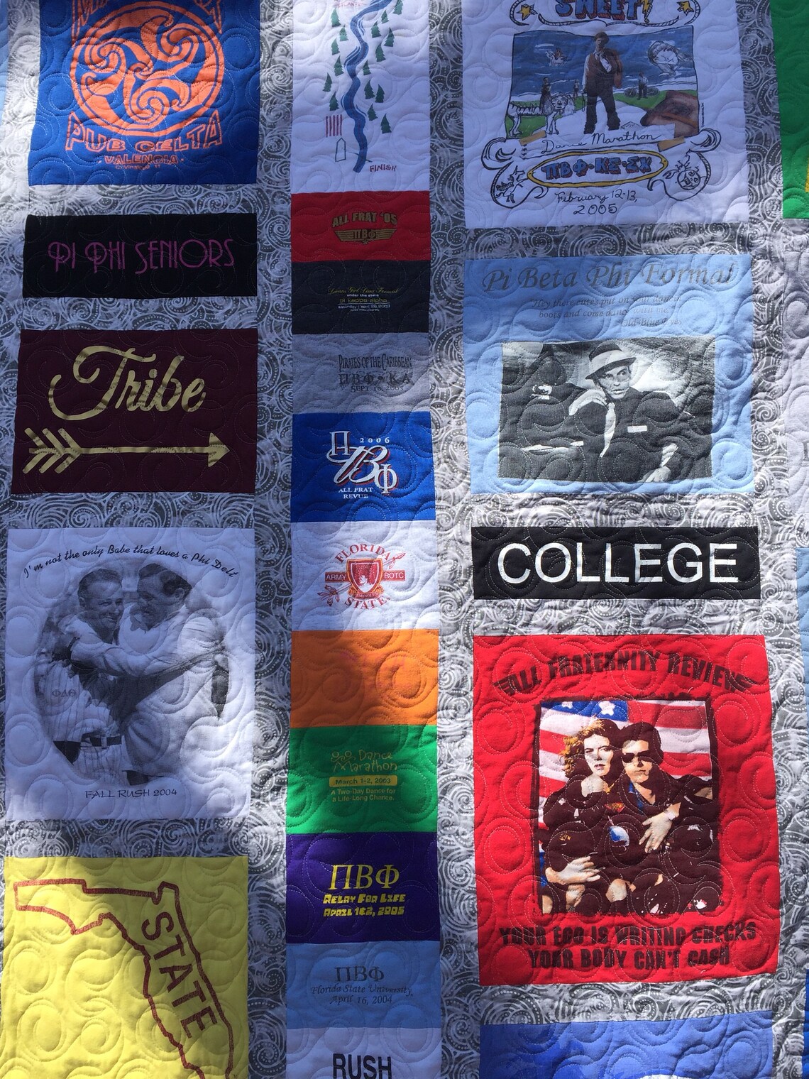 College Dorm Quilt, Memory Quilt, Tshirt Quilt, Nap Quilt, Lap Quilt