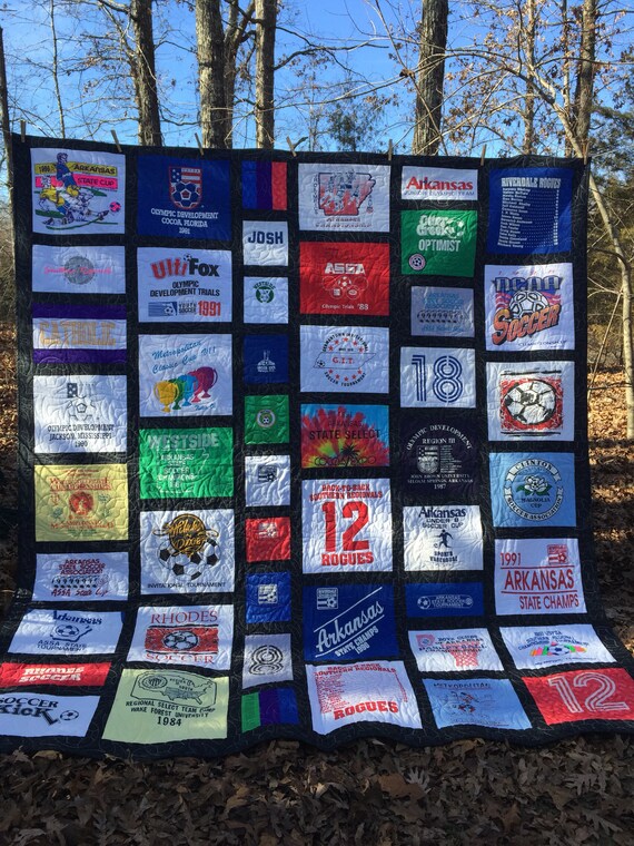 Memory Quilt T Shirt Quilt With The Option Of Custom Quilting Etsy