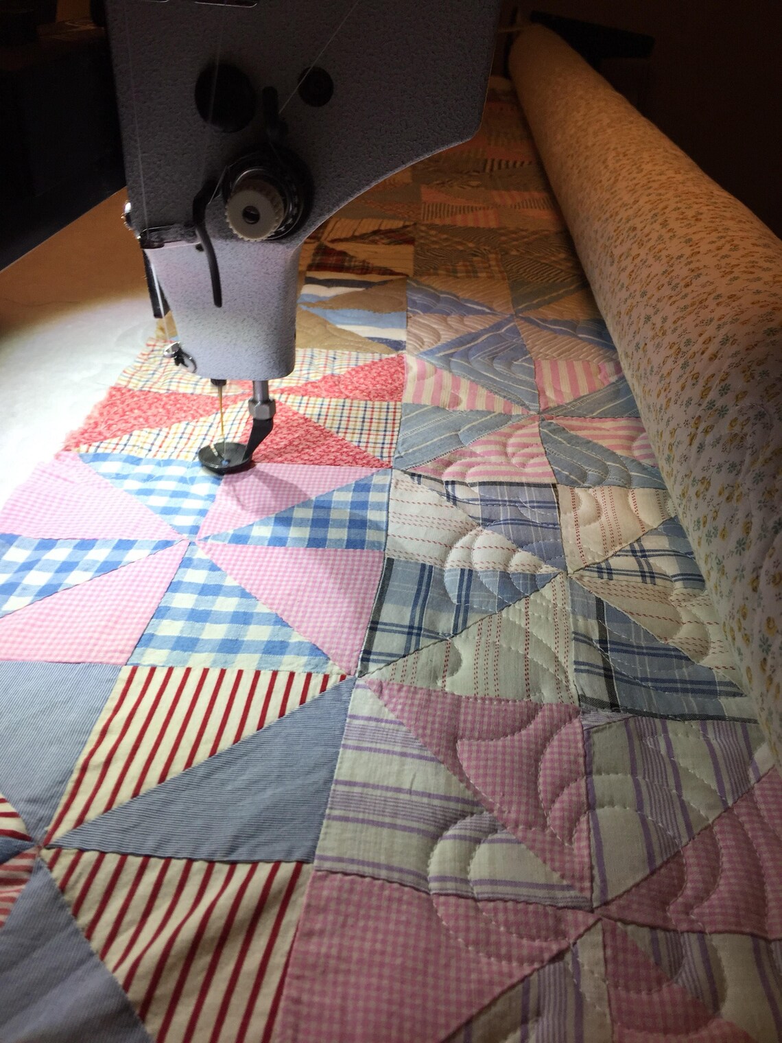 Custom Quilting Services Antique Quilt Top Custom Etsy