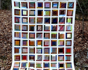 farmhouse / homespun.....Deposit for CUSTOM ORDER.....memory quilt...FREE shipping