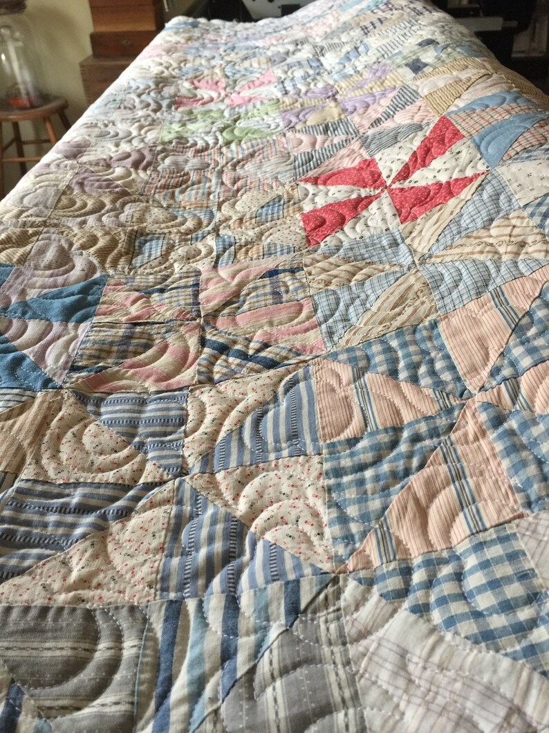 Custom Quilting Services Antique Quilt Top Custom Etsy
