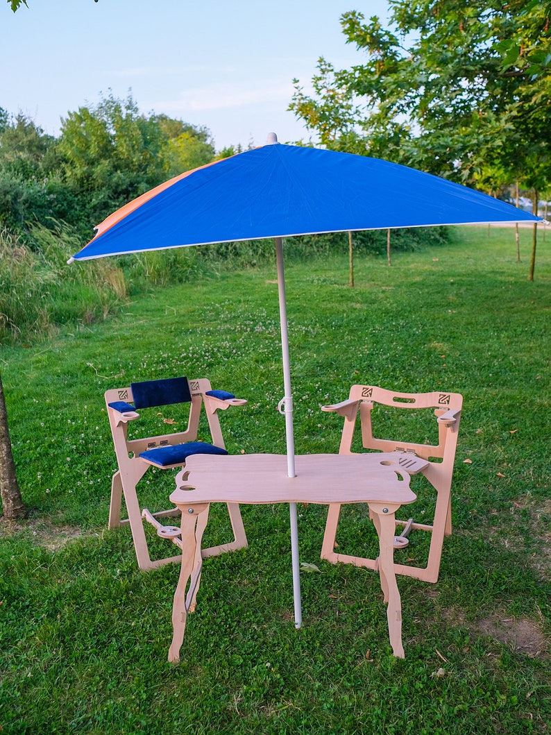 Folding Table Set,picnic Table, Folding Chair, Wood Outdoor Table,wood ...