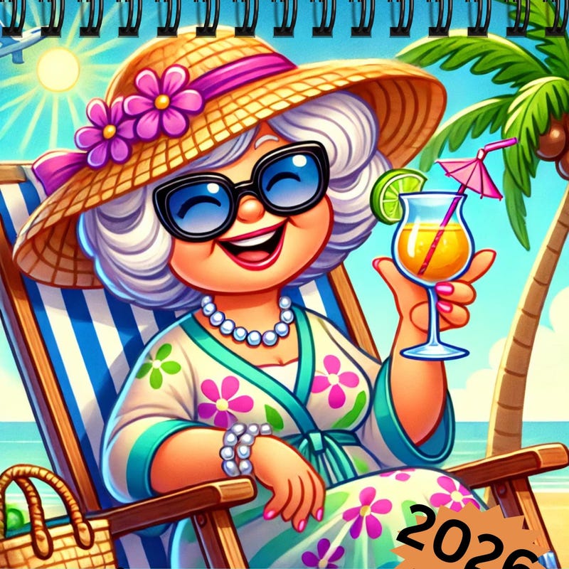 Retiree Calendar Etsy