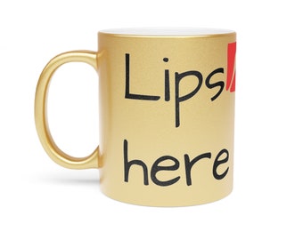 Taza metálica (plata\oro)