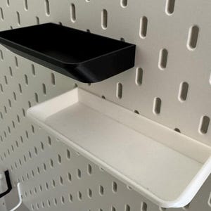 Expositor de bandeja de armazenamento para IKEA SKADIS / UPPSPEL Pegboard