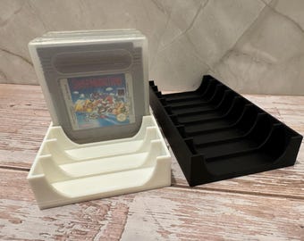任天堂ゲームボーイ レトロカートリッジスタンド（ケース付き） - ゲームディスプレイホルダー